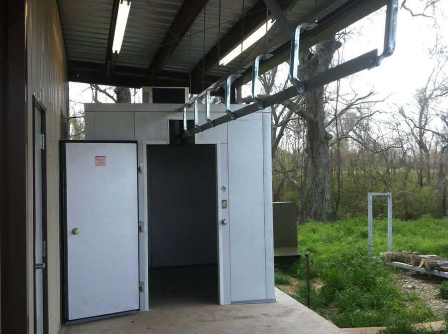 Meat Trolley Rail System for walk in deer cooler Meat Trolley Rail System for walk in deer cooler