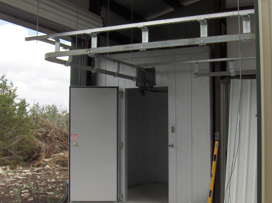 Meat Trolley Rail System for walk in deer cooler Meat Trolley Rail System for walk in deer cooler